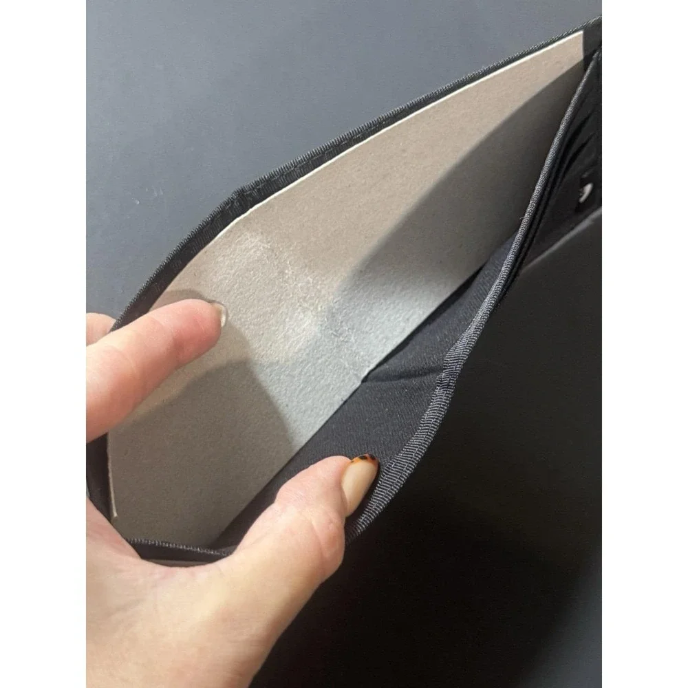 Y2K Mystery Skateboarding Black‎ Canvas Wallet